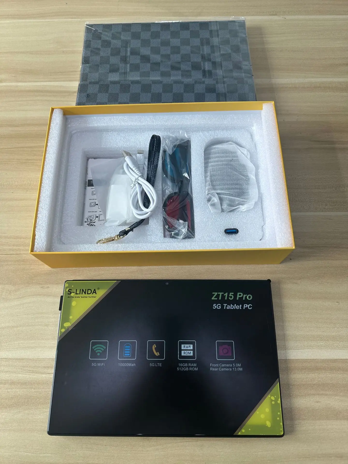 Tablet PC/S-LINDA Book/ZT15Pro/10,1 Zoll Kinder-Tablet-PC Anruf SIM