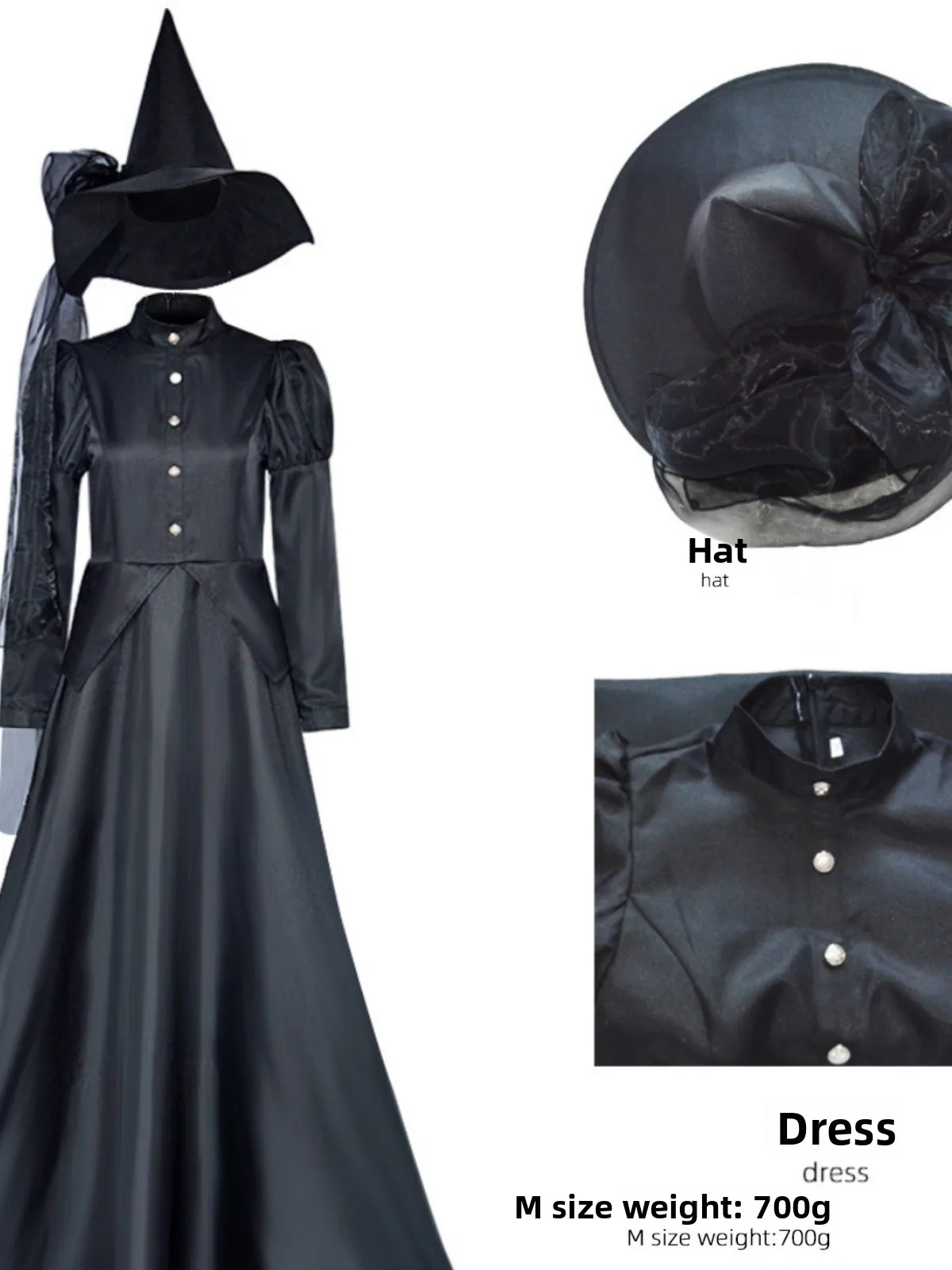 

Witch Cosplay Costume Long Skirt loween Terror Evil Witch een Wild Fairy T Women's Costume Stage Performance Traditio...