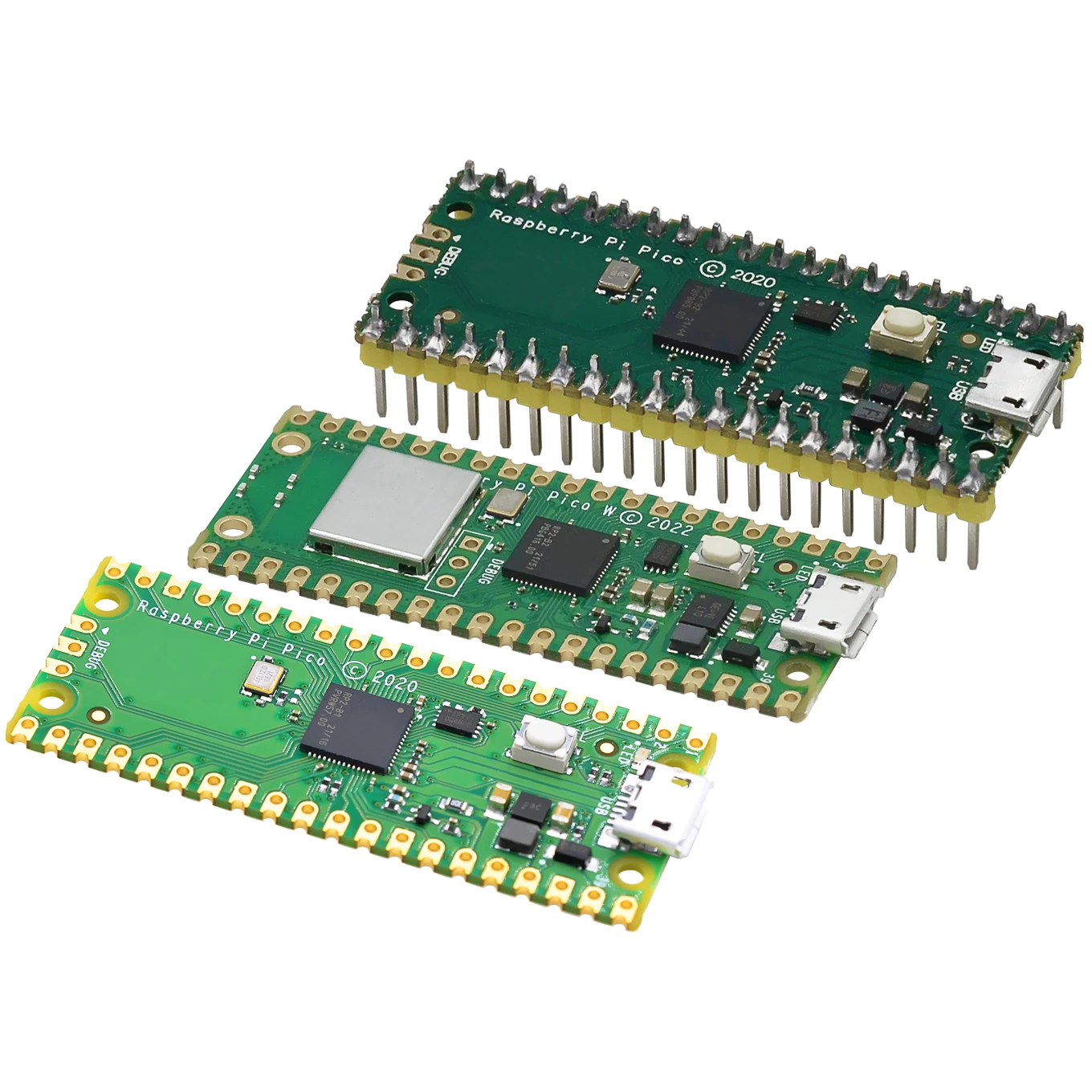 Raspberry Pi Pico Board RP2040 TYPE-C / MICRO Dual-Core 264KB ARM Low-Power Microcomputers High-Performance Cortex-M0+ Processor