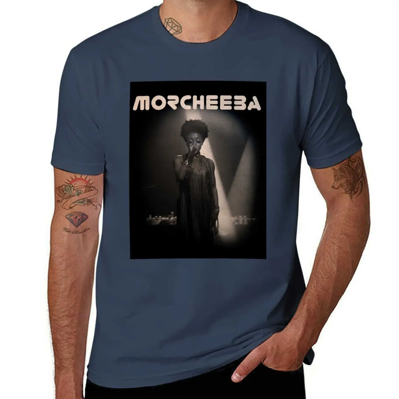 

MORCHEEBA 0167 T-Shirt cotton t shirts man 100% cotton t shirts high quality T-Shirt