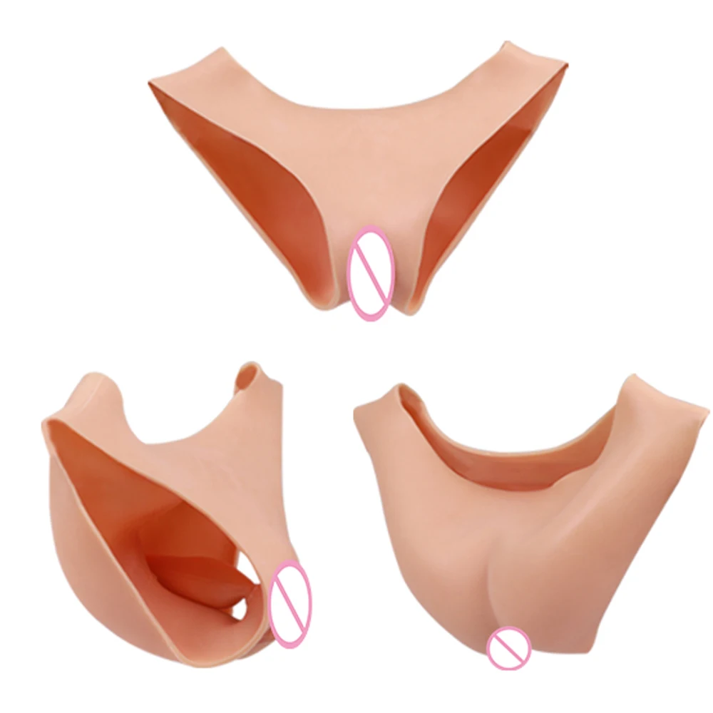 Silicone Realistic Fake Vagina Drag Queen Crossdresser Transgender Vagina Underwear  Vagina Panties Transgender Shemale Cosplay