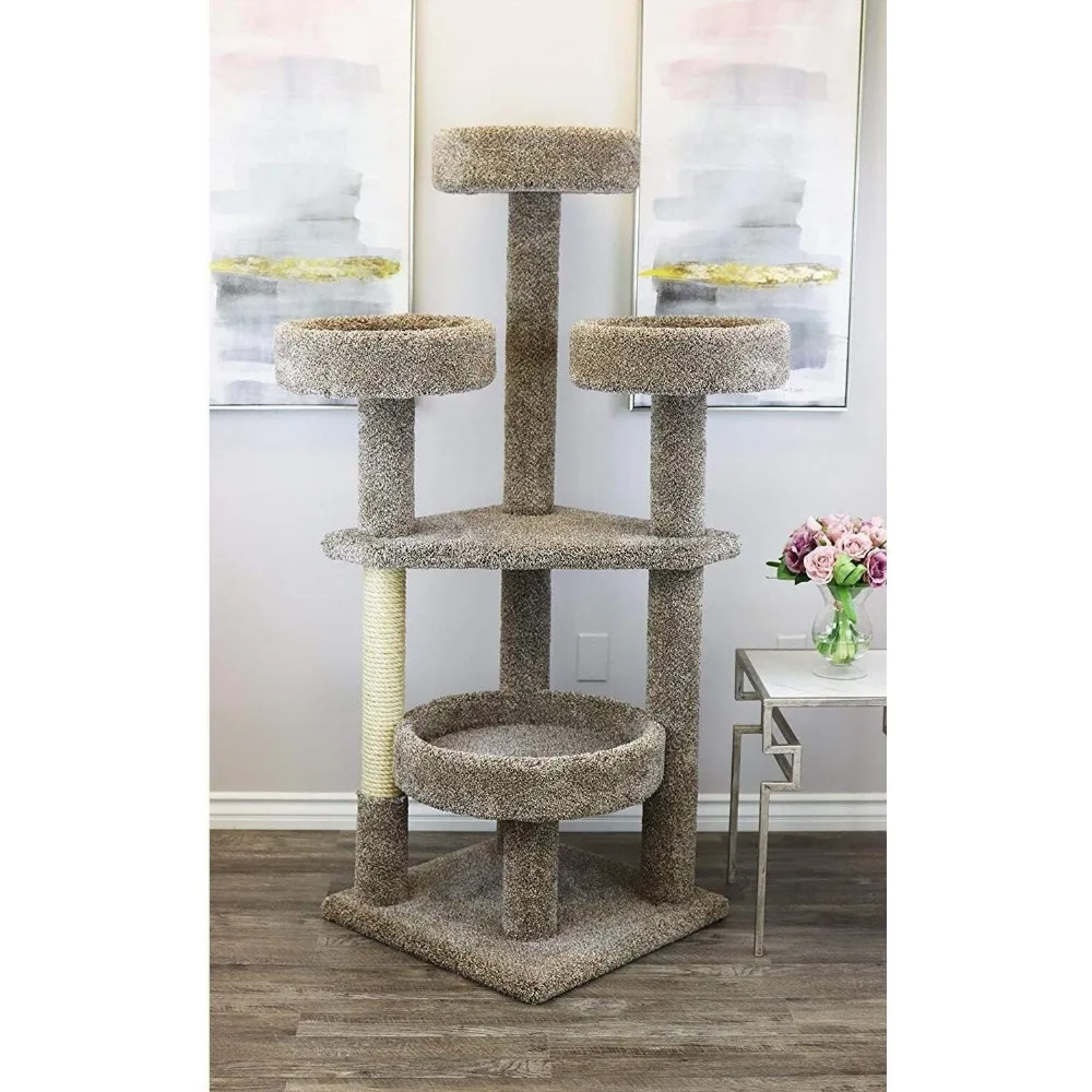 

Very Prestige Cat Trees 130012-Neutral Main Coon Cat Tower Cat Tree