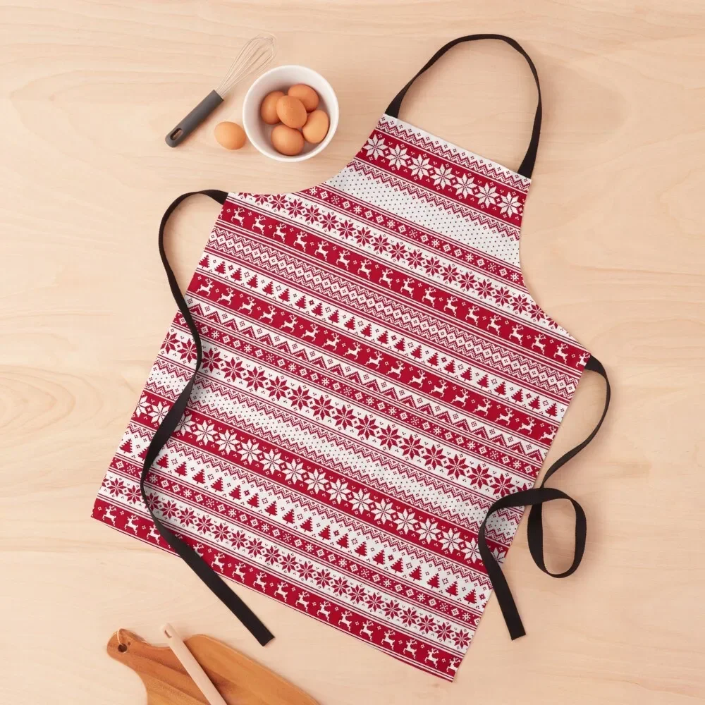 

Nordic - Scandinavian Christmas Apron For Women Kitchen kitchen clothes for men Funny Kitchen Supplies Apron