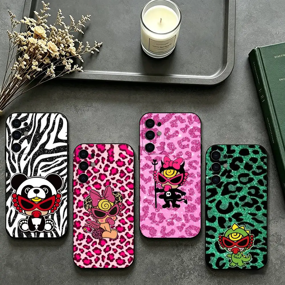 Cartoon H-Hysterics M-Mini Phone Case For Samsung S26,25,24,23,22,21,20,30,Ultra,Plus,Fe,Lite Black Shell