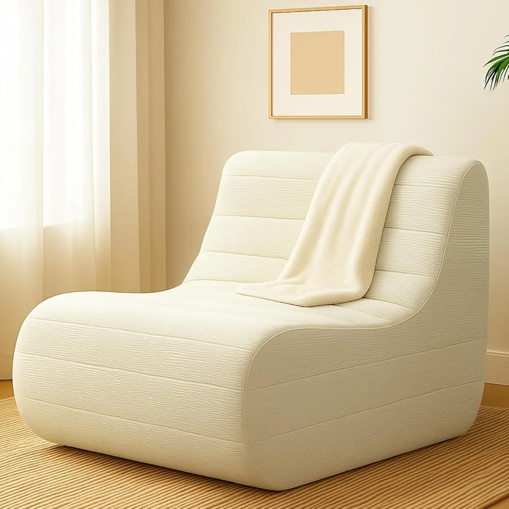 

Bean Bag Chair, Fireside Bean Bags Lazy Sofa Sack, Big Beanbag Chair Floor Couch, Memory Foam Lounge Chair for Bedroom, Living R