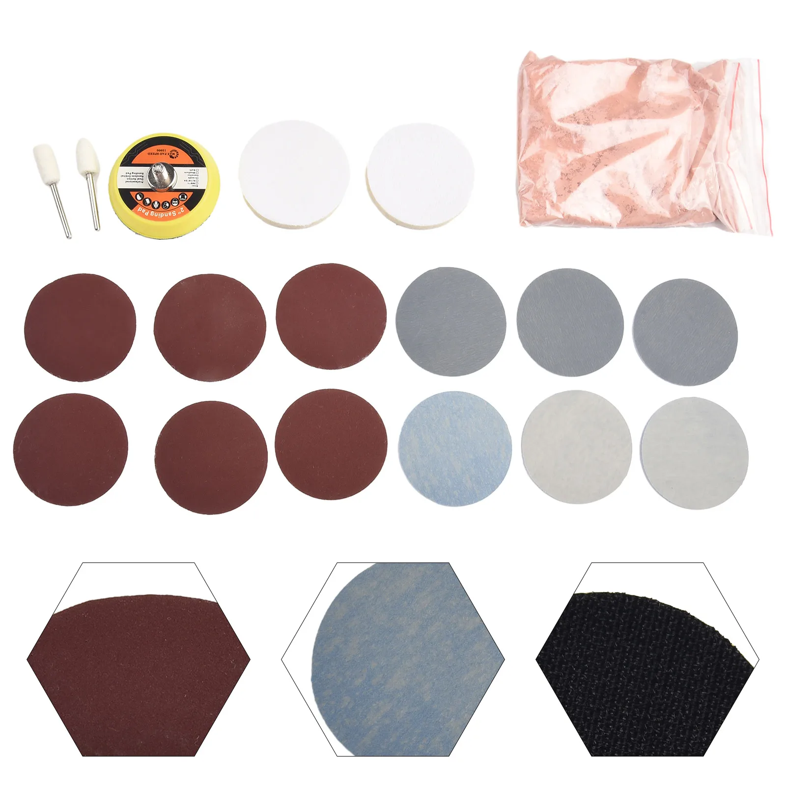 Car Polishing Polishing Pad Polishing Pad Car Accessories Car Windshield Glass Cerium Oxide Powder Glass Polishing Kit Brand New