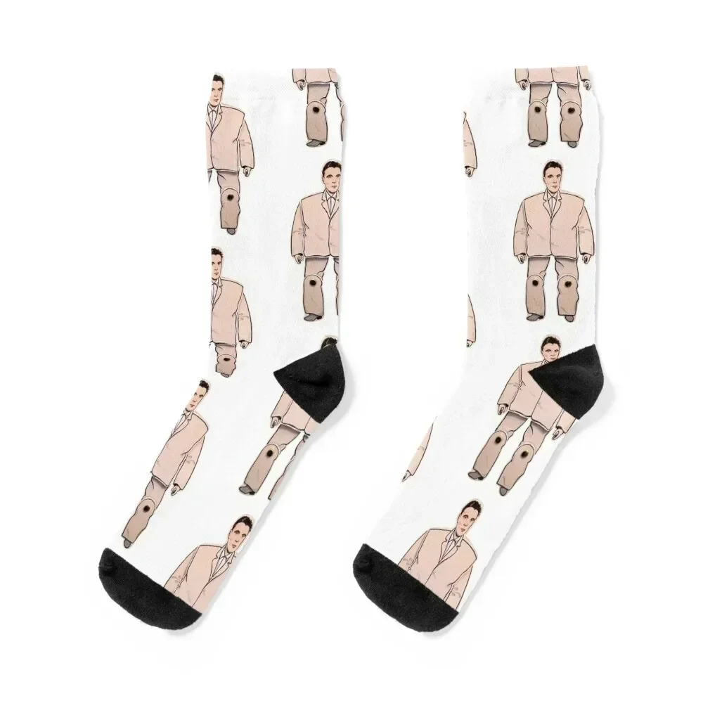 Talking Heads David Byrne Socks sports stockings crazy Men Socks Luxury Brand Women's