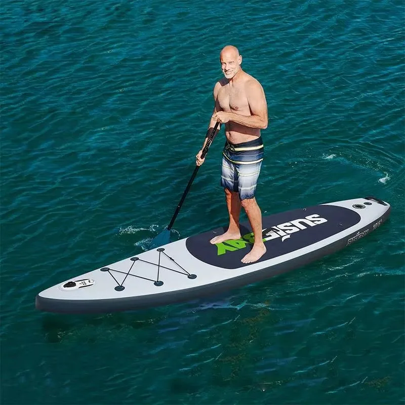 Inflatable standing paddle board life board