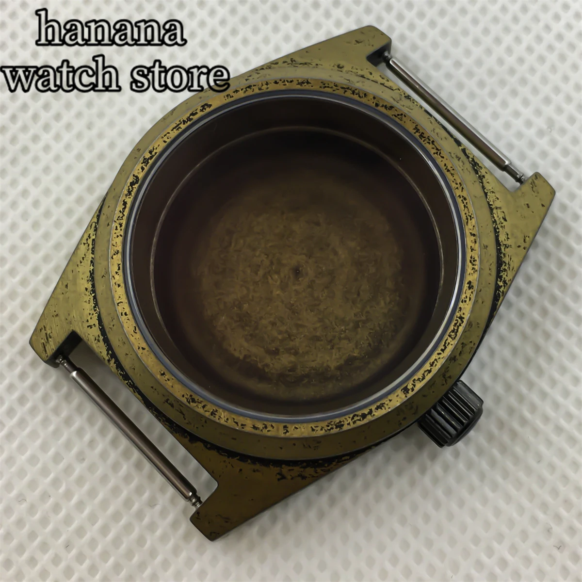 حافظة كريستال ياقوتي للحركة ، 38 ، البرونزية ، NH34 ، NH35 ، NH36 ، ETA2824 ، PT5000 ، خمر ، مقاوم للماء ، m