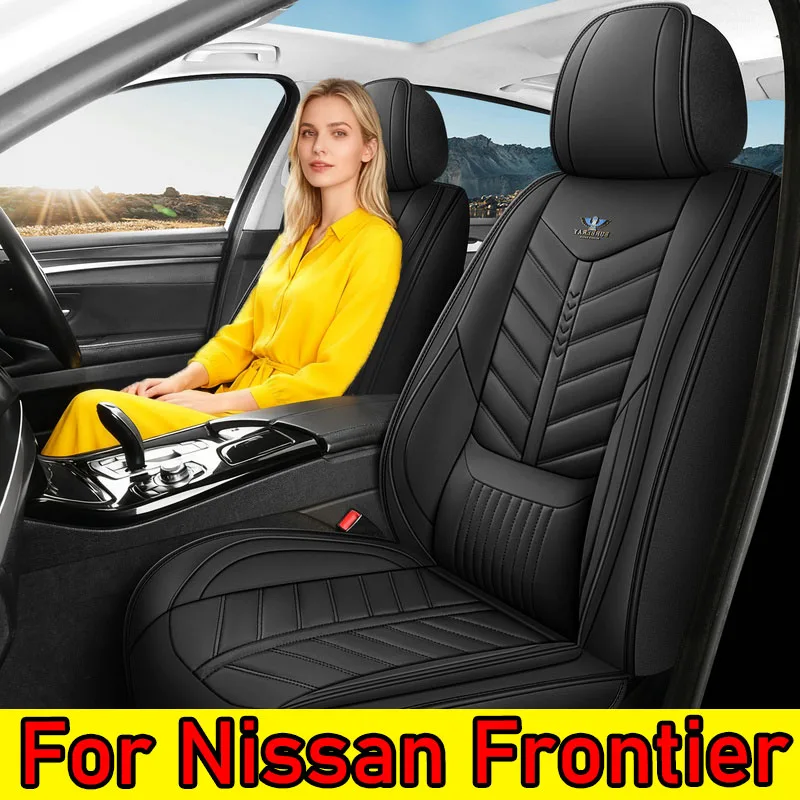 

For Nissan Frontier Car seat cover waterproof wear-resistant PU leather high-end full set of 5 seats full wrap seat coverc