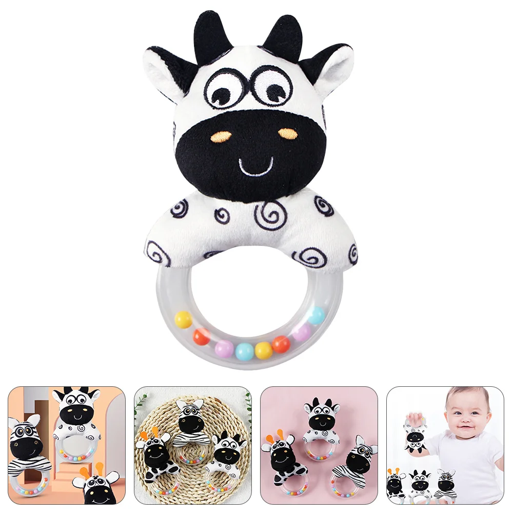 

Animal Shape Hand Ring Educational Sound Plaything for Infant Grasp Development Toddler Hand Rattle Kids Play