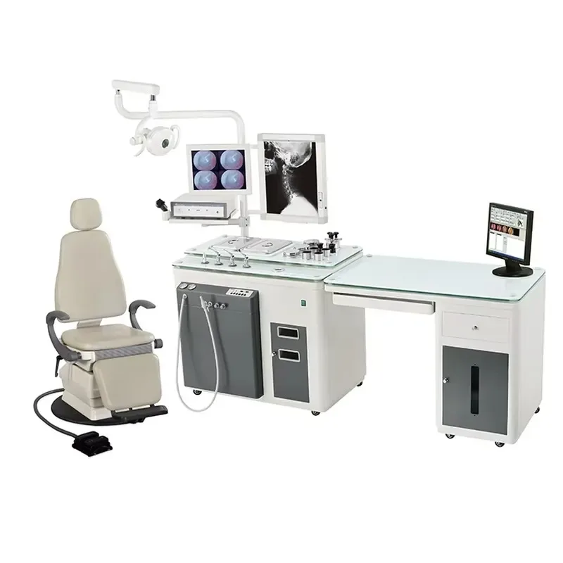 Hot Sale Manufacturer Diagnostic Table ENT Workstation ENT Treatment Unit with Patient Chair