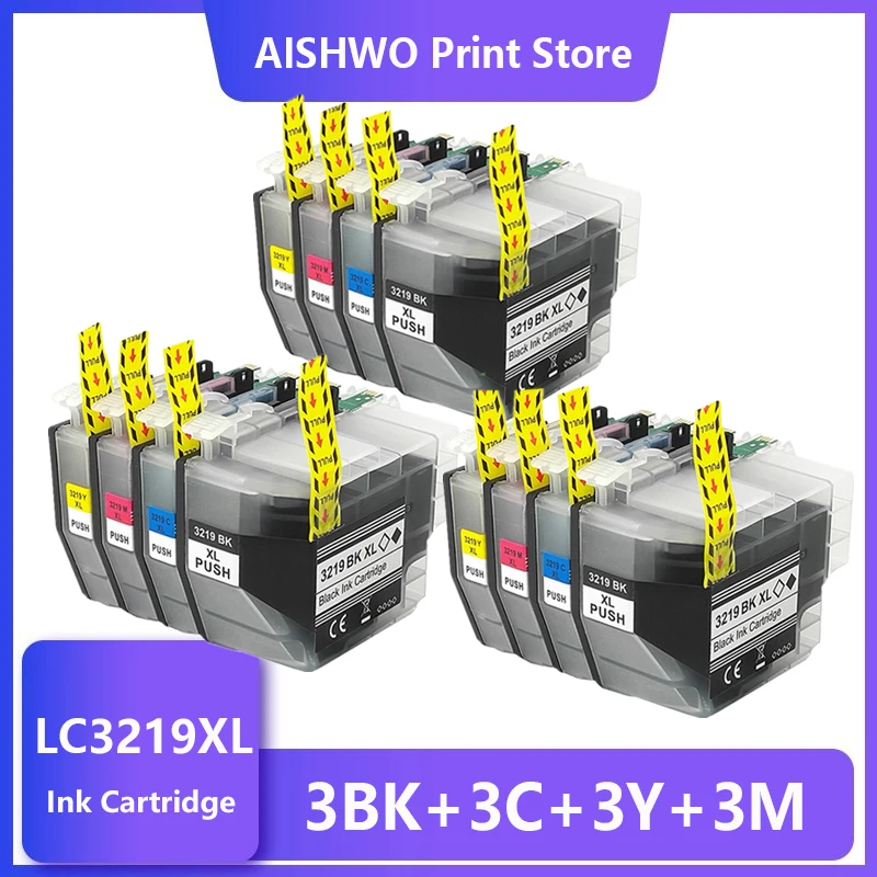 ASW LC3219 LC3219XL LC 3217 lc3217XL Ink Cartridge For Brother MFC-J5330DW J5335DW J5730DW J5930DW J6530DW J6935DW