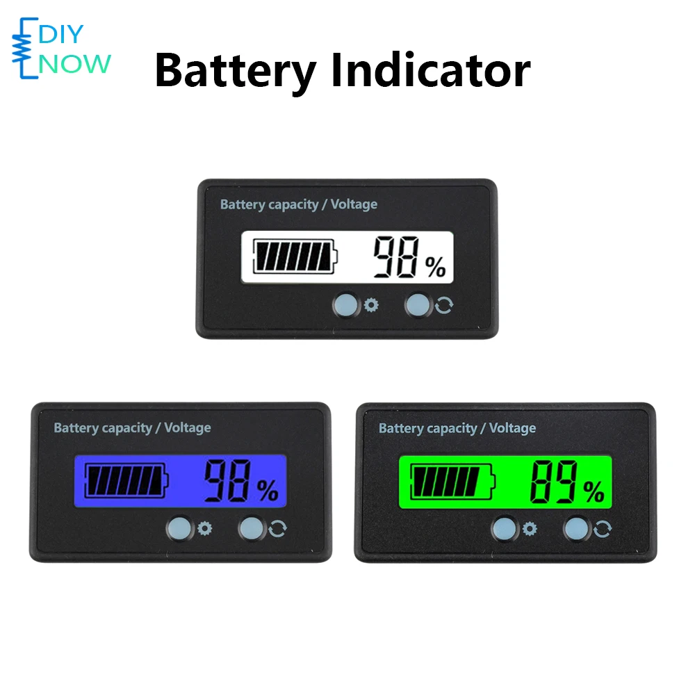 GY-6S Digital Battery Indicator Voltage Meter 6-73V Lead-Aci