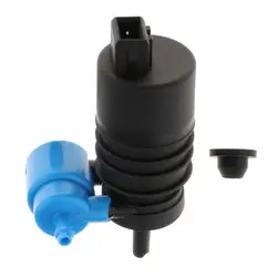 4.13inch Front and Rear Windshield Washer Pump Black+Blue fits for Rover 75 Tourer 99-05
