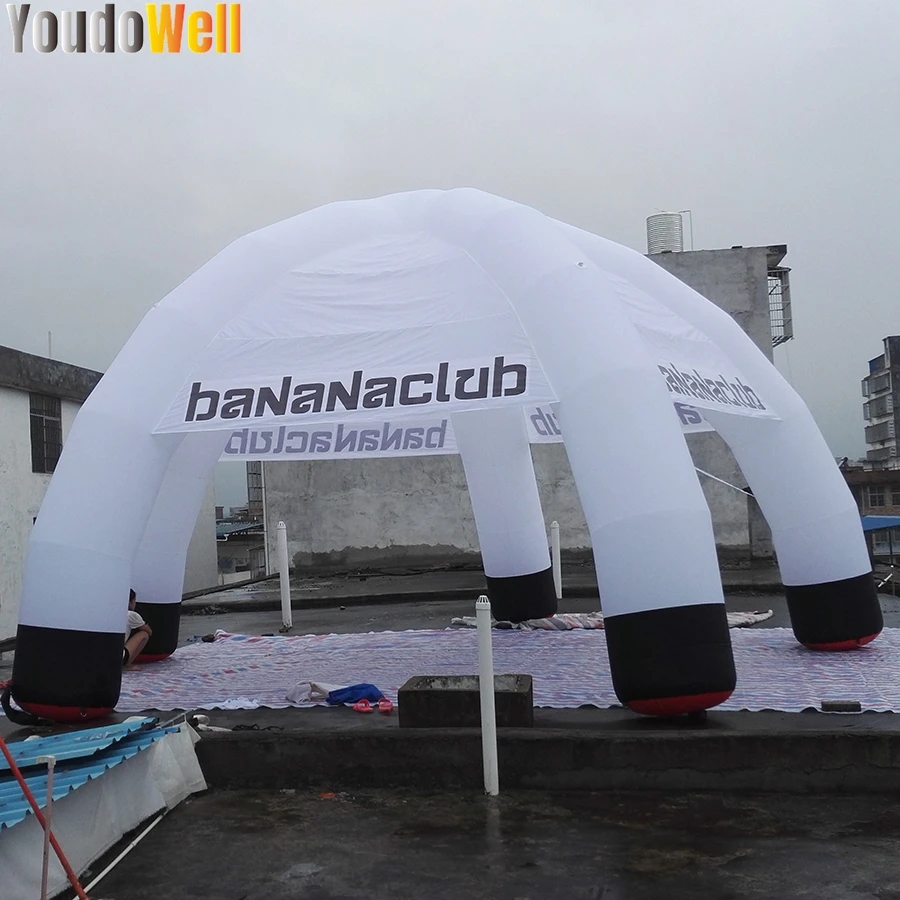 

Customizable 8-meter Diameter 5-leg White Inflatable Spider Leg Tent For Event Exhibitions And Commercial Advertising