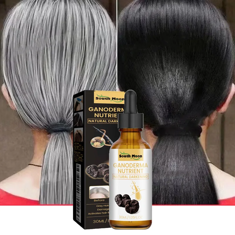 

Anti Gray White Hair Serum Liquid White To Black Natural Color Repair Nourish Scalp Products Anti Loss Hairs Care For Men Women