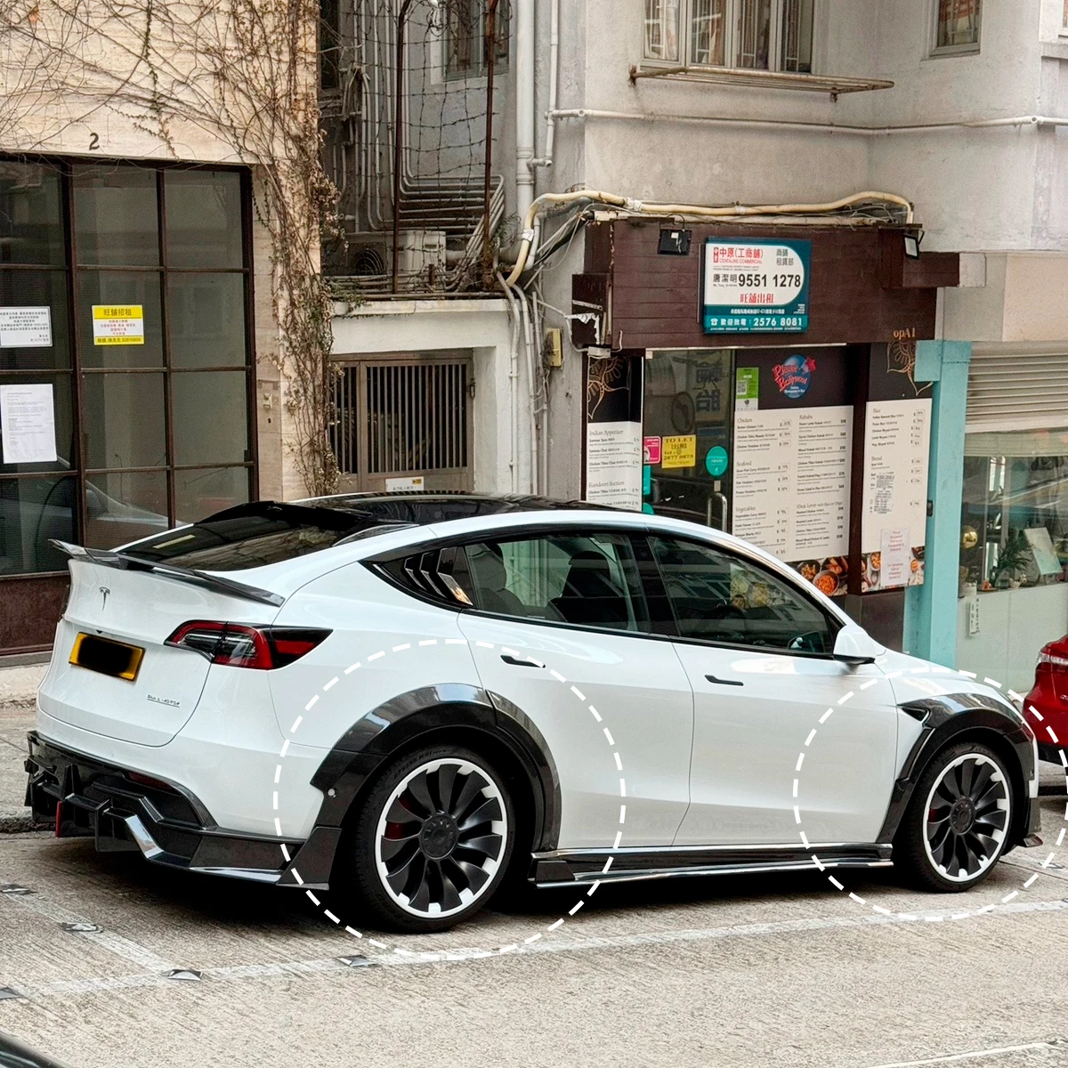 Model Y Carbon Fiber Wheel Arches Set 10-Piece Glossy Carbon Fiber Body Kit, Sporty Styling for Enhanced Performance accessories