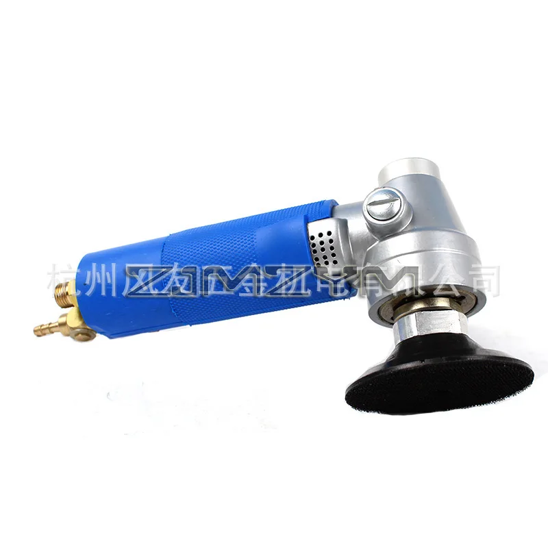 3 Inch Air Pneumatic Sander Water-filled Mill Wet Polisher Machine for Marble Quartz Stone Polishing, Air-moving stone grinder