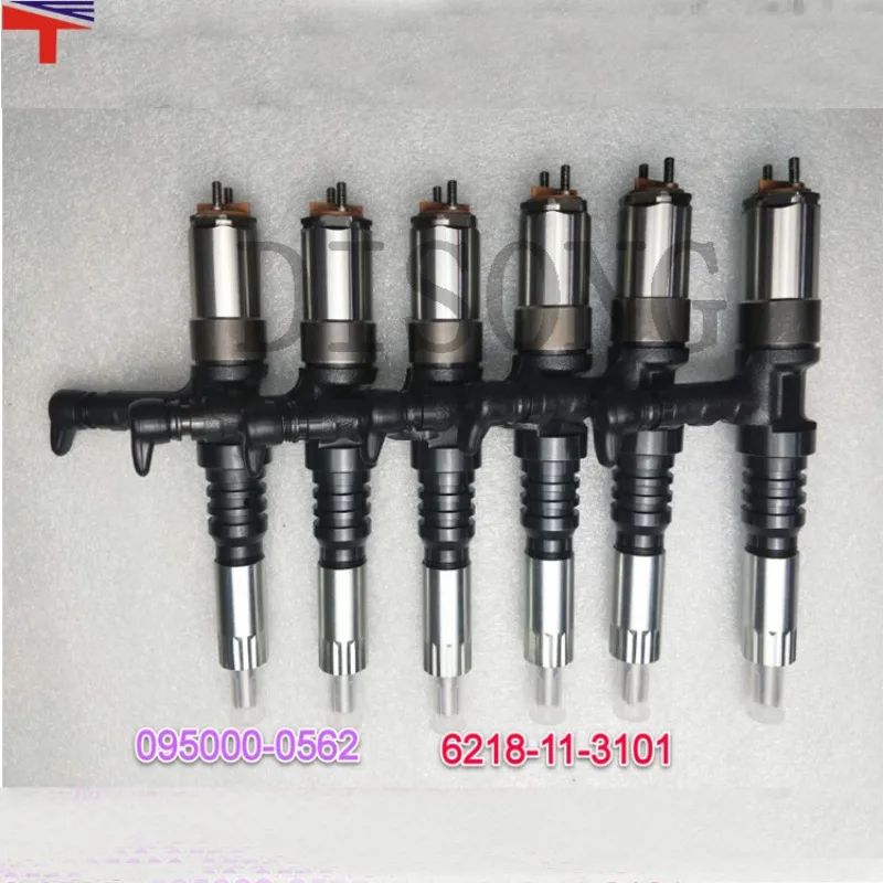 

6218-11-3100 injector assembly for PC750 PC800-6 S6D140 engine parts