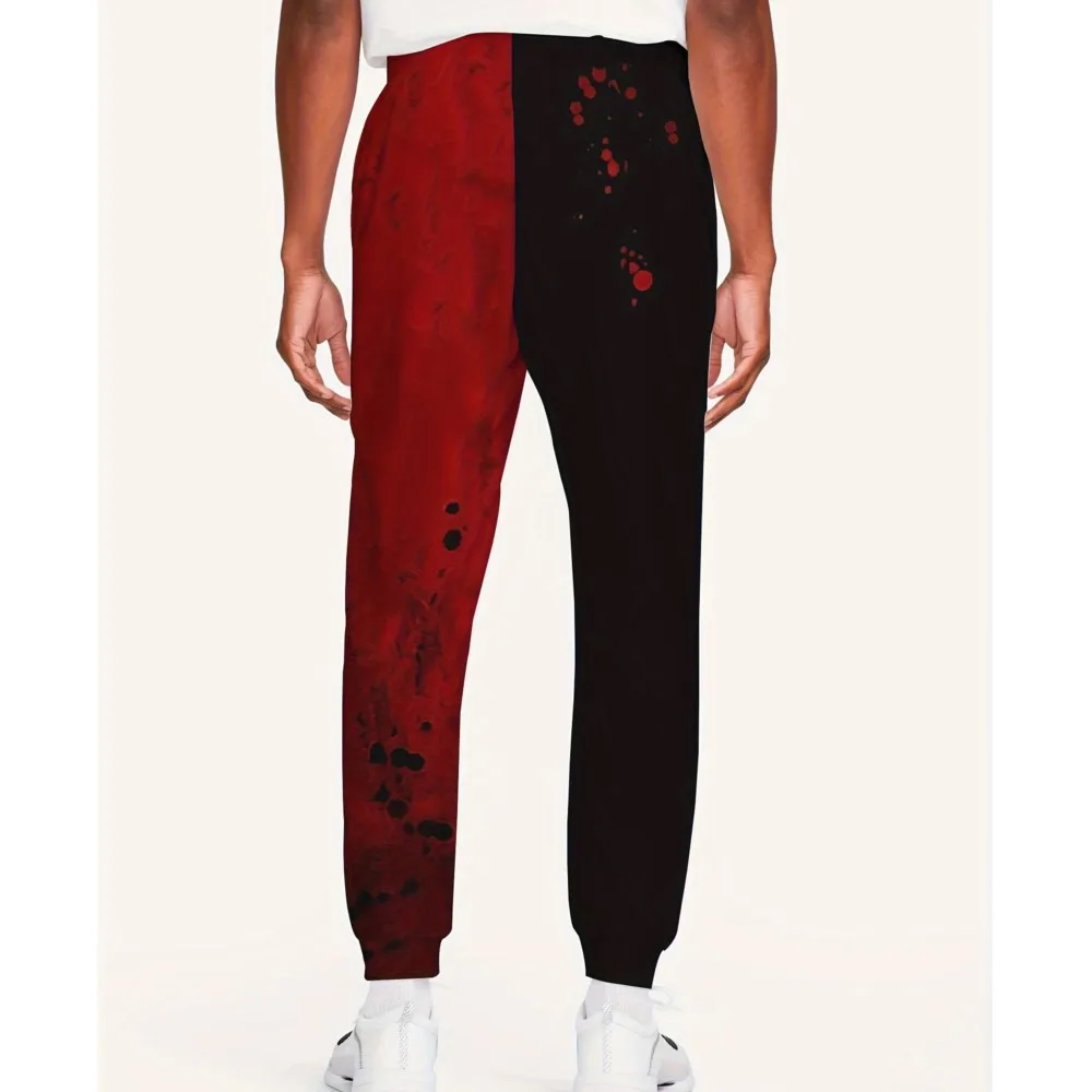 موضة الرجال 2026 Sweatpants الكتابة على الجدران المطبوعة ركض سليم صالح السراويل سراويل صالة غير رسمية مع جيوب الخريف الشتاء الشارع الشهير