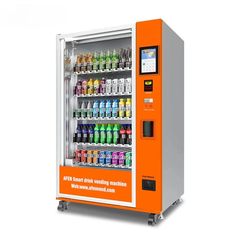 Bulk Sale Water Beer Beverage Drinks Vending Machine with Cooling System  Distributeur Automatique De Boisson