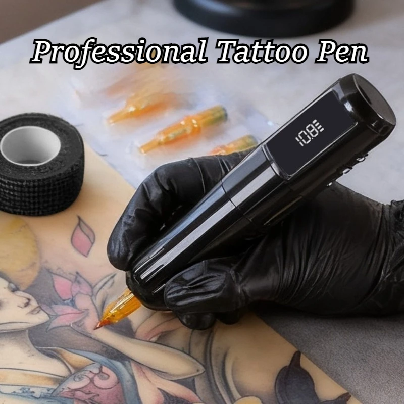 Wireless Tattoo Machines Battery Permanent Makeup Device Professional Micropigmentation Machine Portable Tattoos Equipment