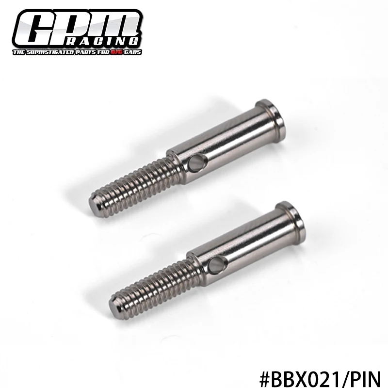 

GPM 4140 Medium Carbon Steel Freewheel Axle Set For 1/10 BBX BB-01 58719 TAMIYA