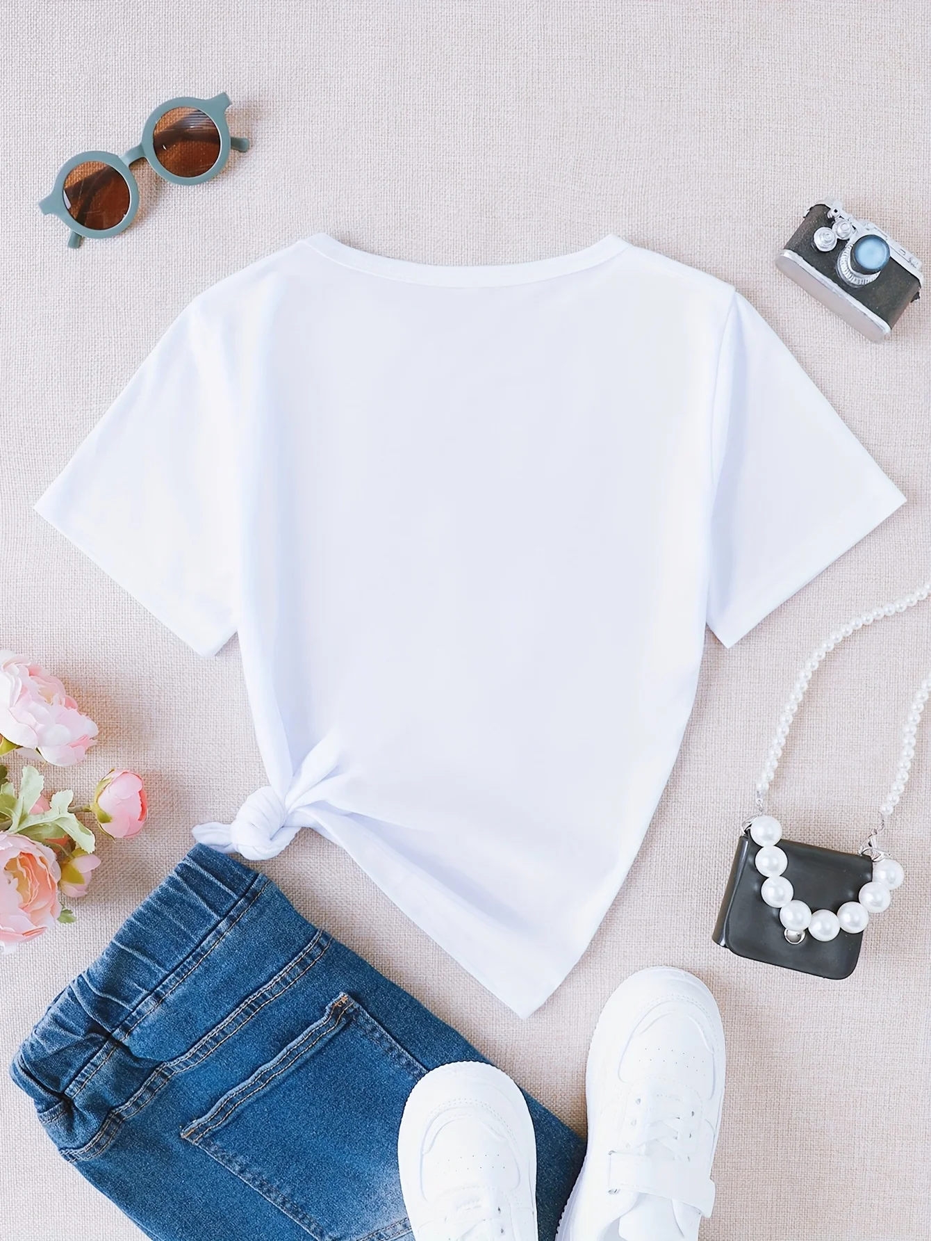 Little Middle Big Brother Matching T-Shirts for Casual Summer Tees with Letter Print Round Neck Short Sleeve for Family Outings