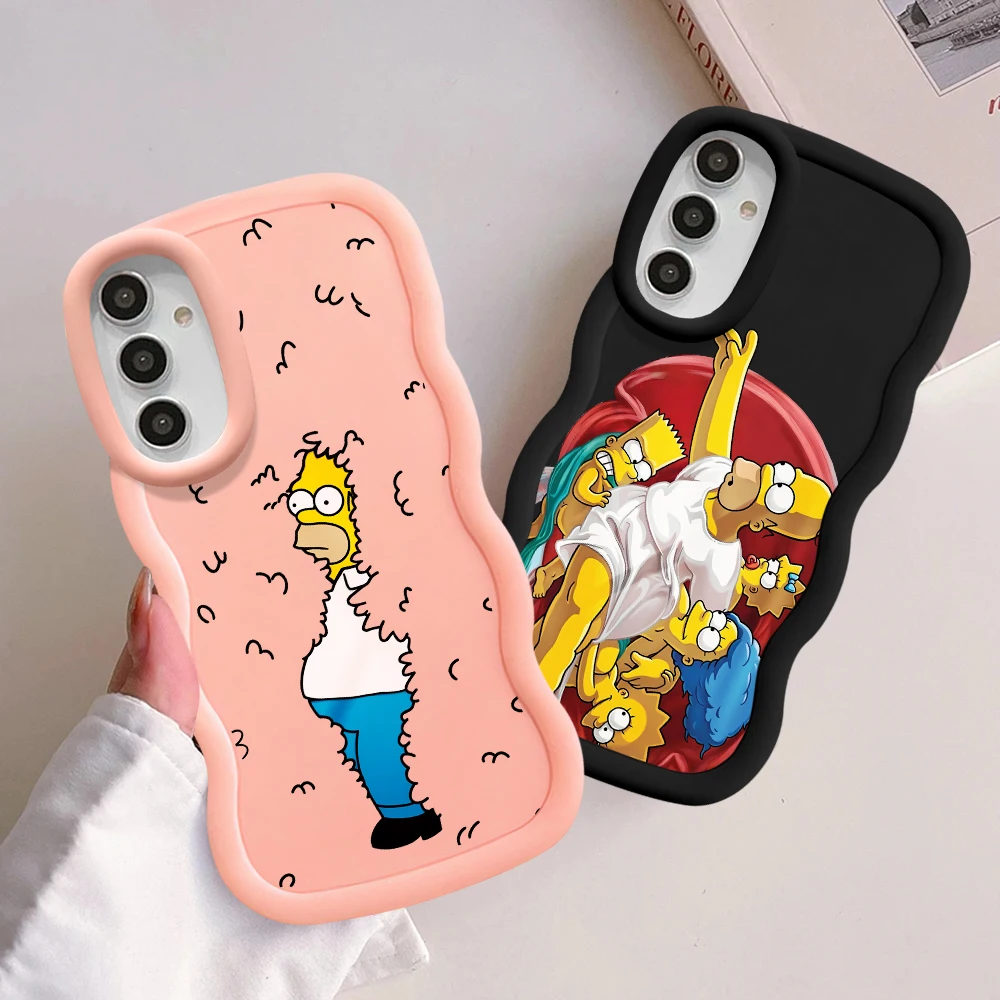 The S-simpsons Cute Case for Samsung Galaxy A11 A12 A13 A14 A15 A16 A21s A36 A26 A34 A33 A35 Soft Phone Cover