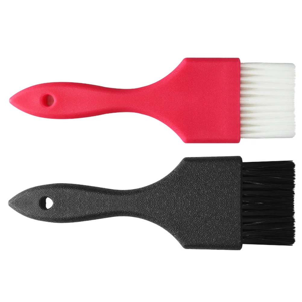 

2Pcs Hair Dyeing Brush Set Durable Plastic Easy Clean Practical Tool for Professional Salon and Home Use Hair Coloring Brush