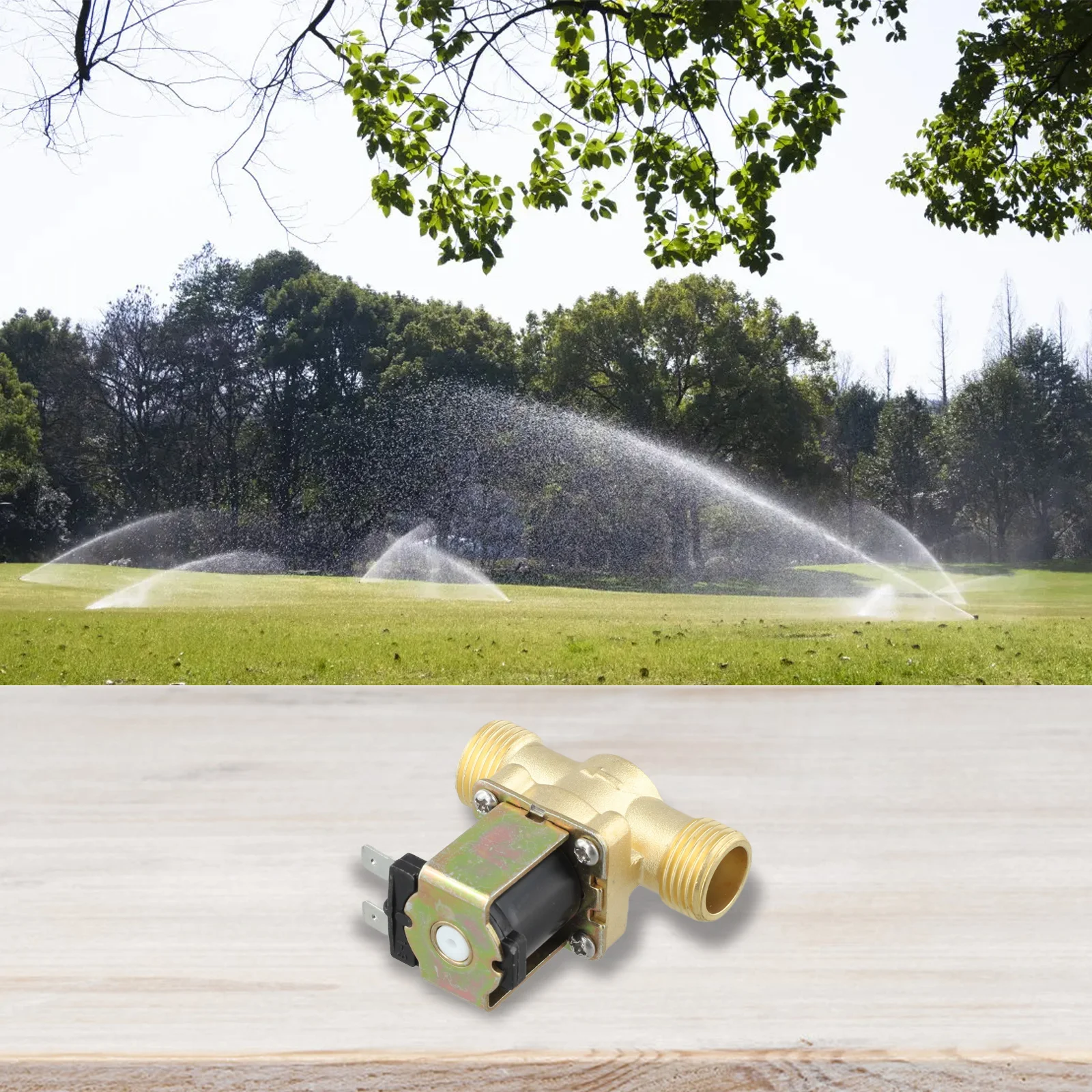 220V Solenoid Valve Brass Solenoid Valve Plumbing Systems Irrigation Systems Safety Design Brass Material For Irrigation