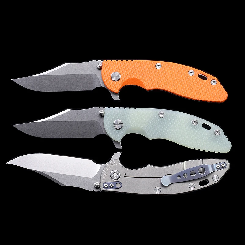 Green Thorn xm-18, TC4 titanium alloy+G10 handle VG10 blade outdoor camping hunting fishing practical portable folding knife EDC