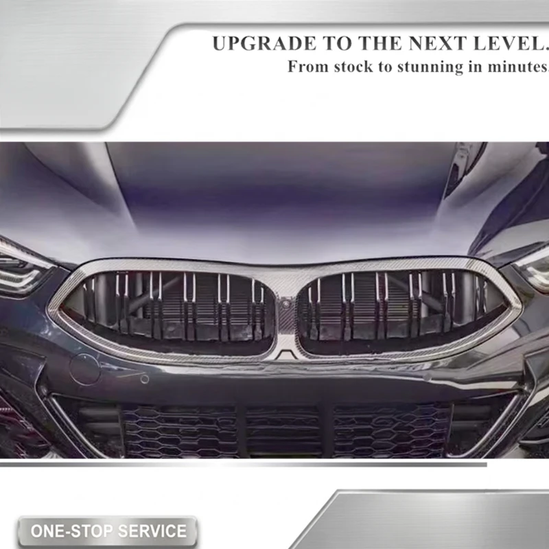 High Quality Lightweight Genuine Carbon Fiber Front Grille UV Treated For M8 F91 F92 F93 8 Series G14 G15 G16