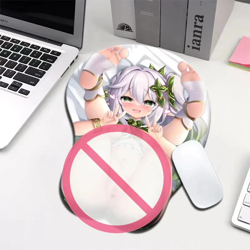 

Cute Mouse Pad Nahida Hentai Desk Home Wrist Rest Desk Mat Table Gamer Table for Pc Keyboard and Mouse Computer Desktop Carpet