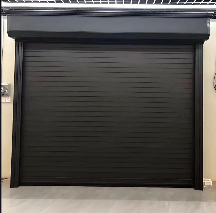 Made in China Aluminum Alloy Finished Product Garage Door Affordable Anti Theft Garage Doors Noise Reduction Villa Garage Doors
