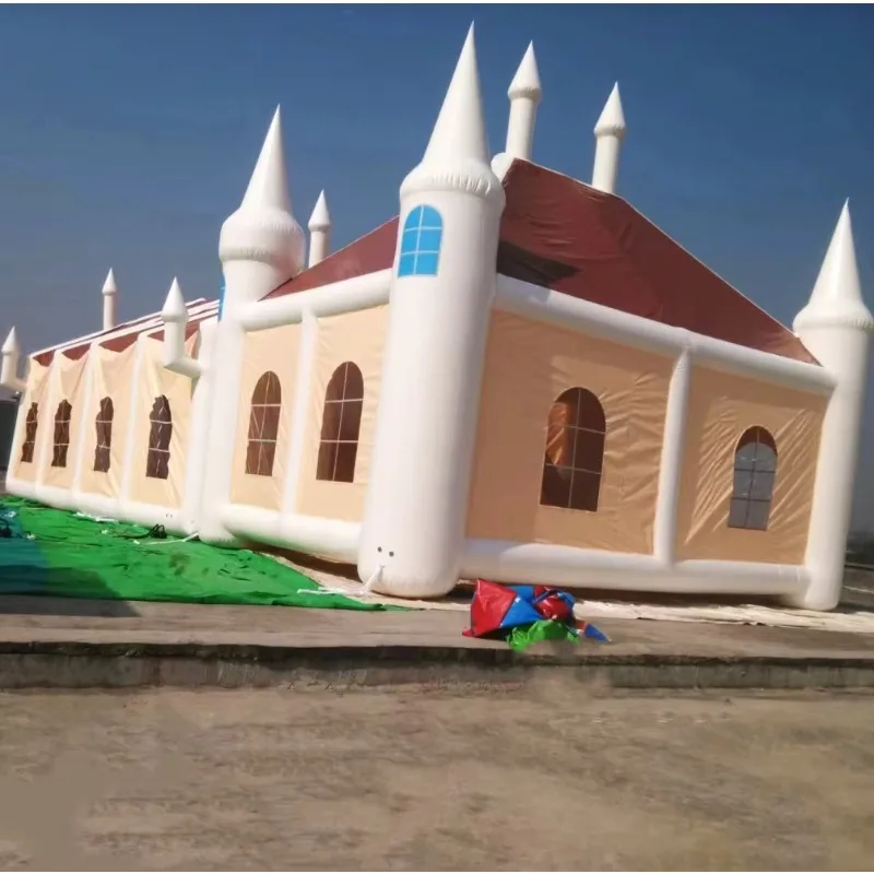 Customized oversized outdoor inflatable castle inflatable bounce house party tent