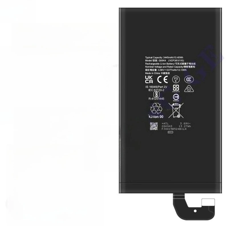 1205/3445nAh Suitable for Google Pixel 9 Pro G06K4/GE59C Foldable Screen Mobile Phone Battery