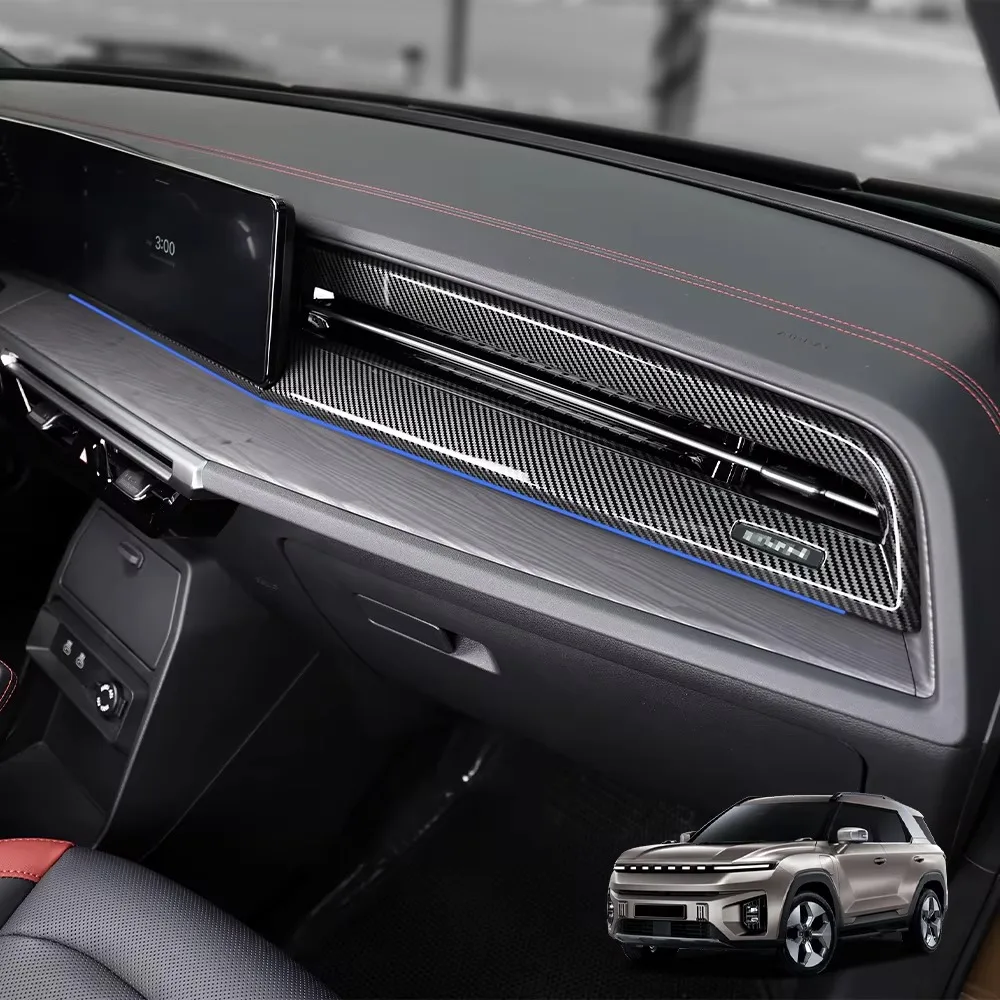 Fit For SSANGYONG TORRES-EVX/ACTYON 2022-2027 Left-hand drive Dashboard Central Air Vent Cover Trim Interior Decor Accessories
