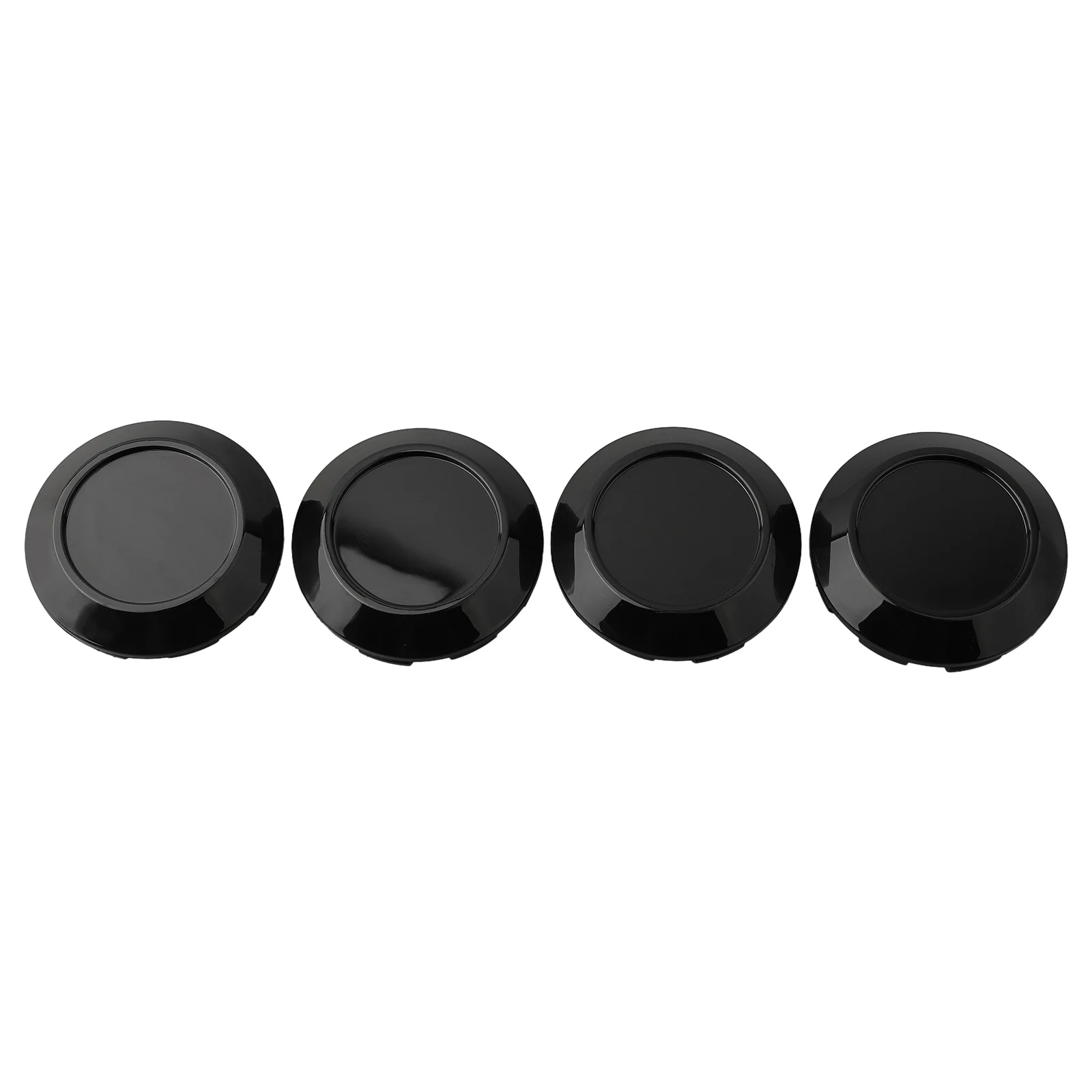 4x Wheel Center Cap Modified Wheel Hub Cover Black/electroplating Color Convex Cover Outer Diameter 76MM/72MM Trim Accessories