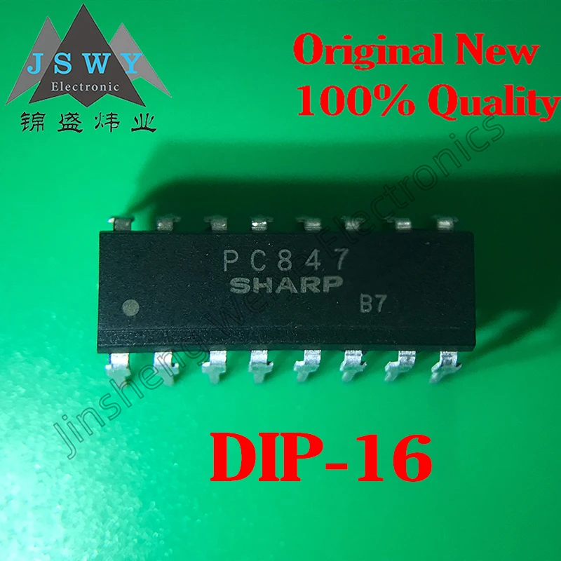 

(10/50 pieces) PC847 DIP-16 optocoupler chip original stock brand new fast delivery