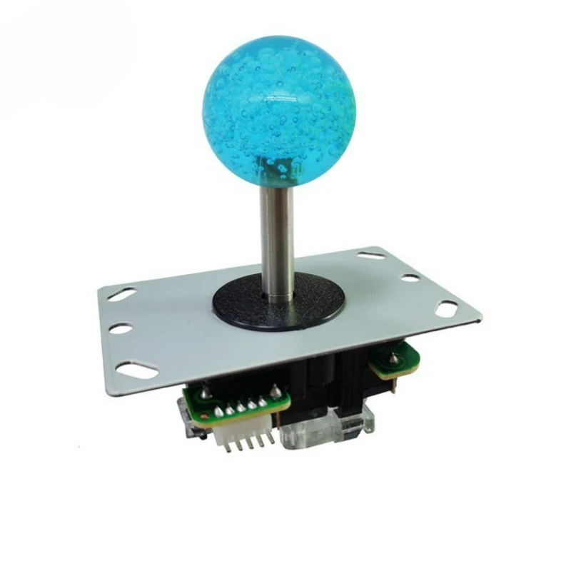 

Sanwa Style Joystick Arcade Fighting Game Stick 5P with Circuit Board Crystal Ball Top Coin Operated Games