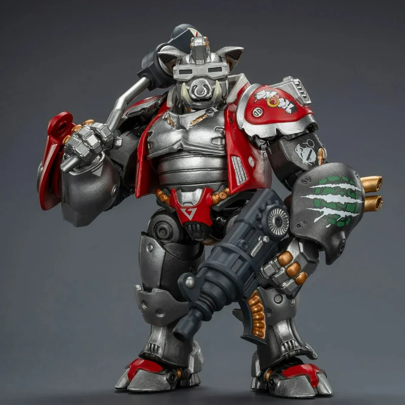 

Фигурки JOYTOY Dark Source Teenage Mutant Ninja Turtles TMNT: Могучие Рокстеди и Супер Бебоп (набор из двух фигурок) в марте. 2026