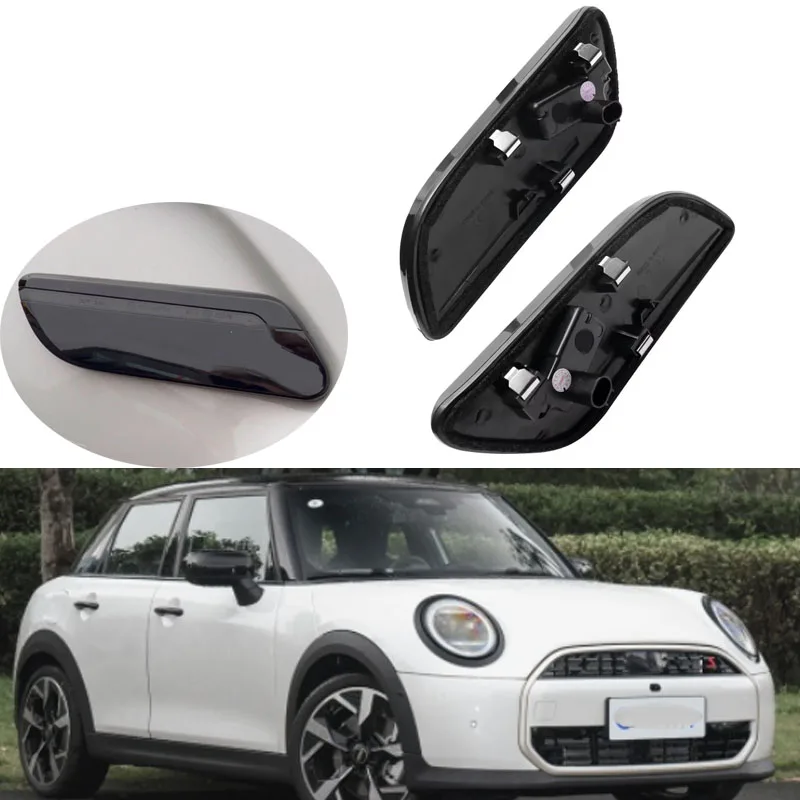 

Dynamic LED Side Marker Light Turn Signal Lamp For Mini Cooper Smoked Dynamic Indicator Pair F55 F56 F57 LCI2 Seq Side Lights
