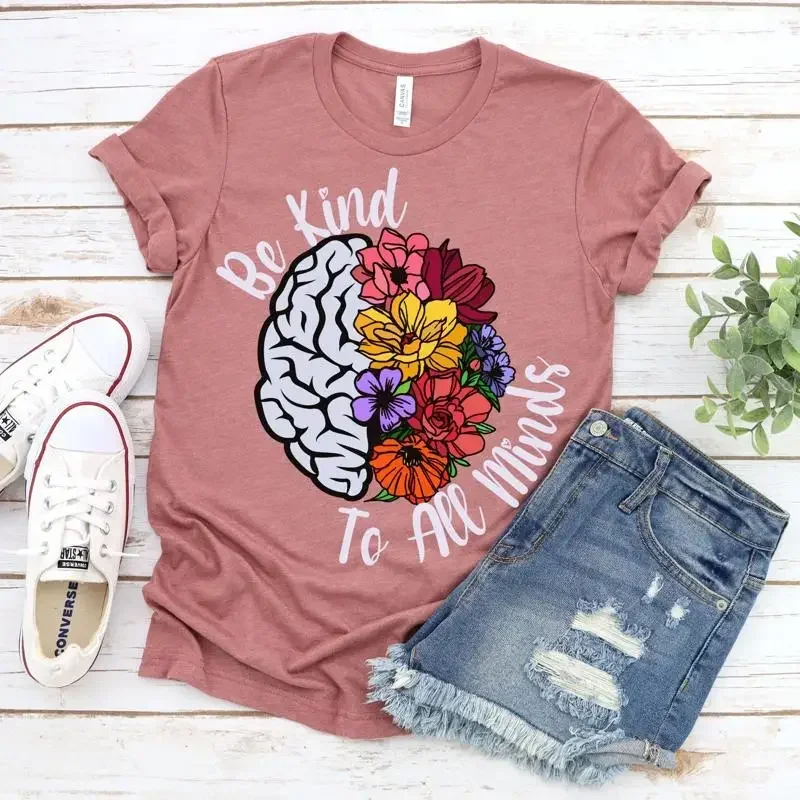 Brain Anatomy T Shirt Funny Nurse Nursing School Student Anatomical Layout Mental Health Behavior