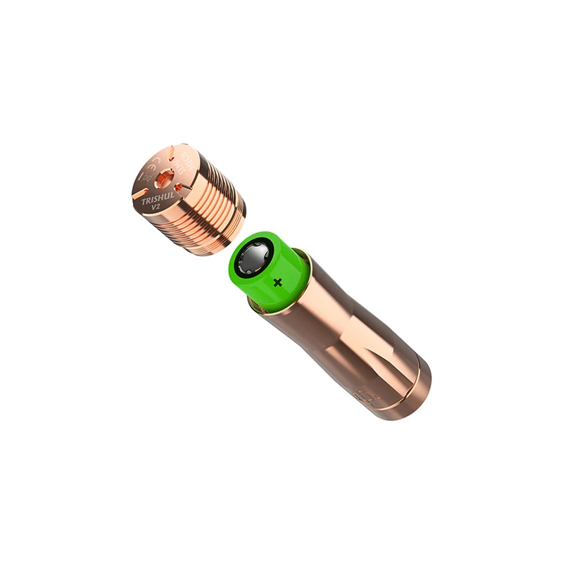 زر Hellvape الأصلي شبه Mech Mod NdFeB 52 مع خوذة ، متوافق مع مغناطيس ببطاريات ، V2