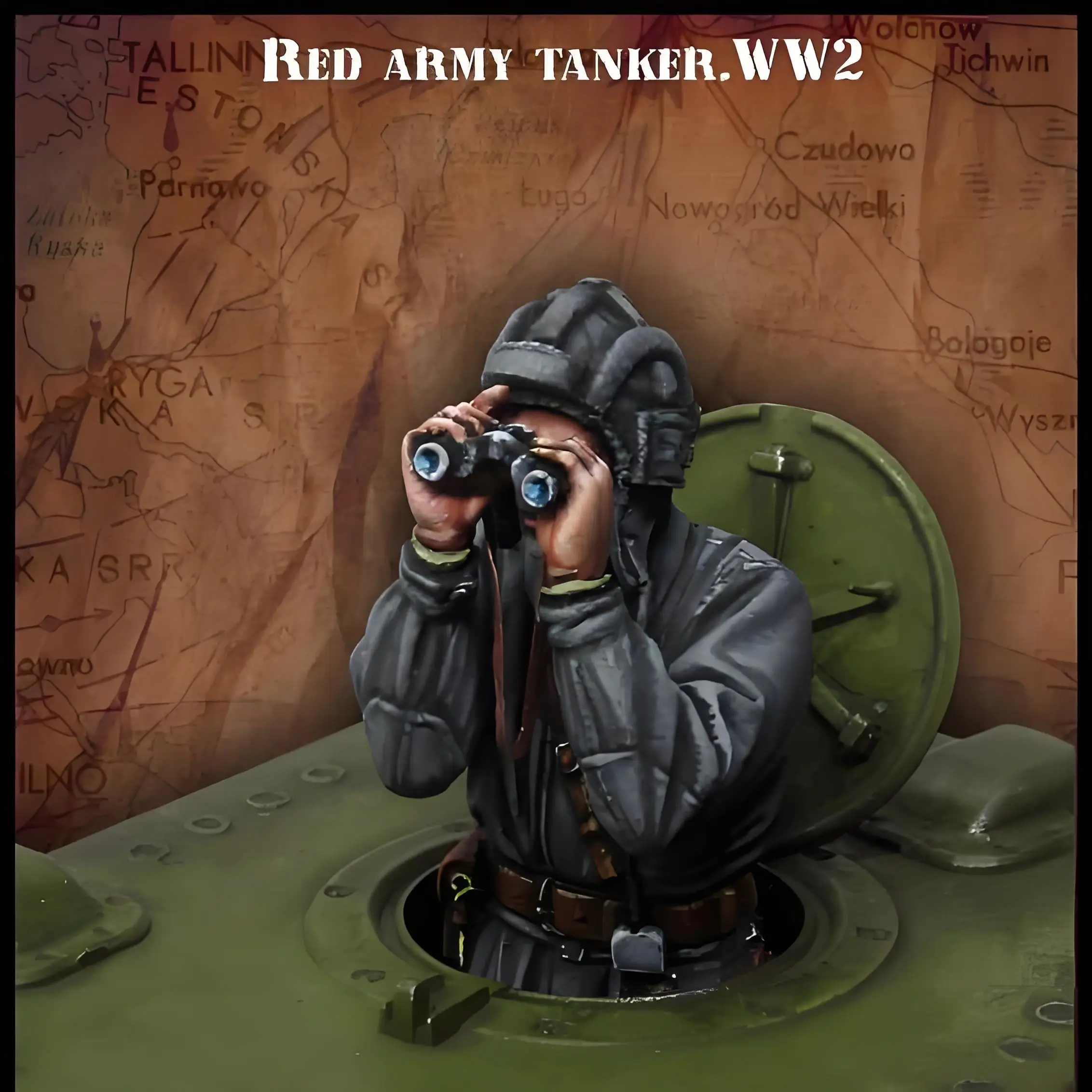 1/35 수지 군인 모델 - 붉은 군대 유조선(제2차 세계 대전), GK 액션 피규어, 무색, 자체 조립