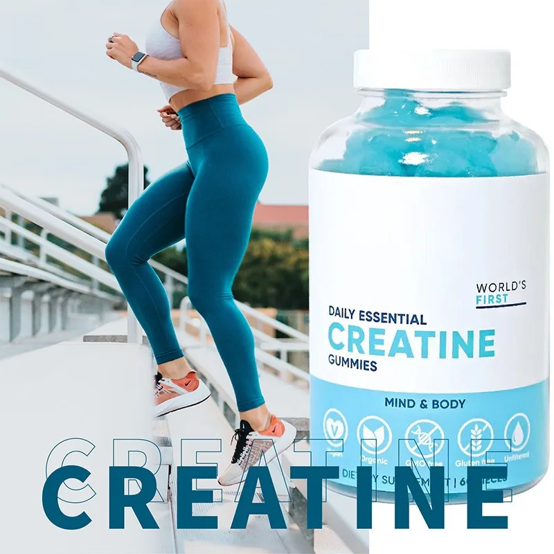 

Muscle Health Gummy Bears Tasty Supplement Support Post-Workout Muscle Care Fitness Use