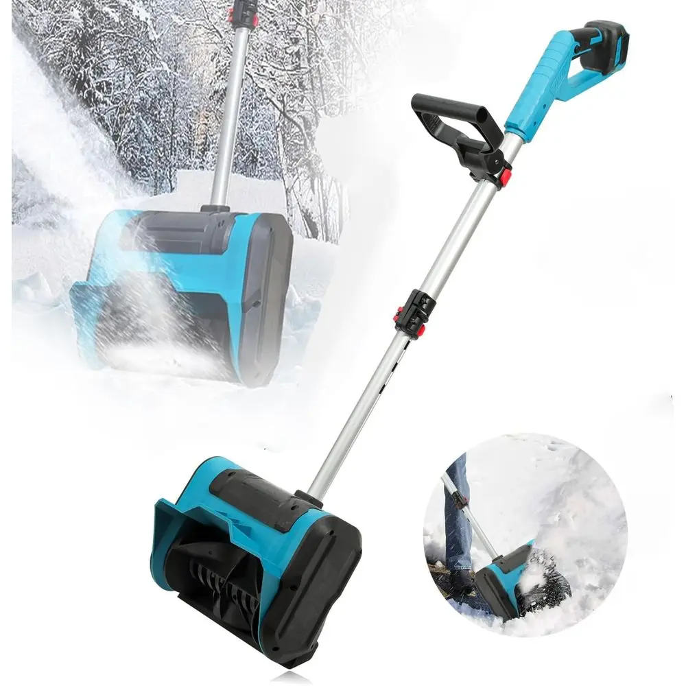 

Compact Manual Snow Pusher, 25cm Wide, Lightweight Snow Removal Tool for Roads