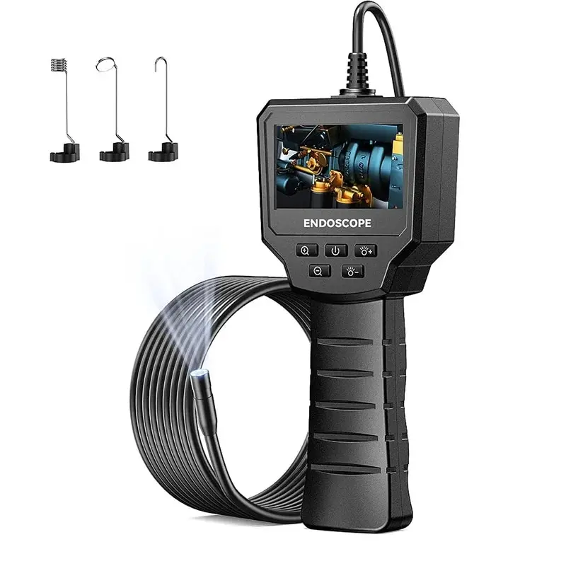 Industriële Endoscoop Camera 4.3Inch Ips Scherm Ip67 Waterdichte Hd 1080P 8Mm Lens Pijp Riool Inspectie Camera Borescope Voor Auto